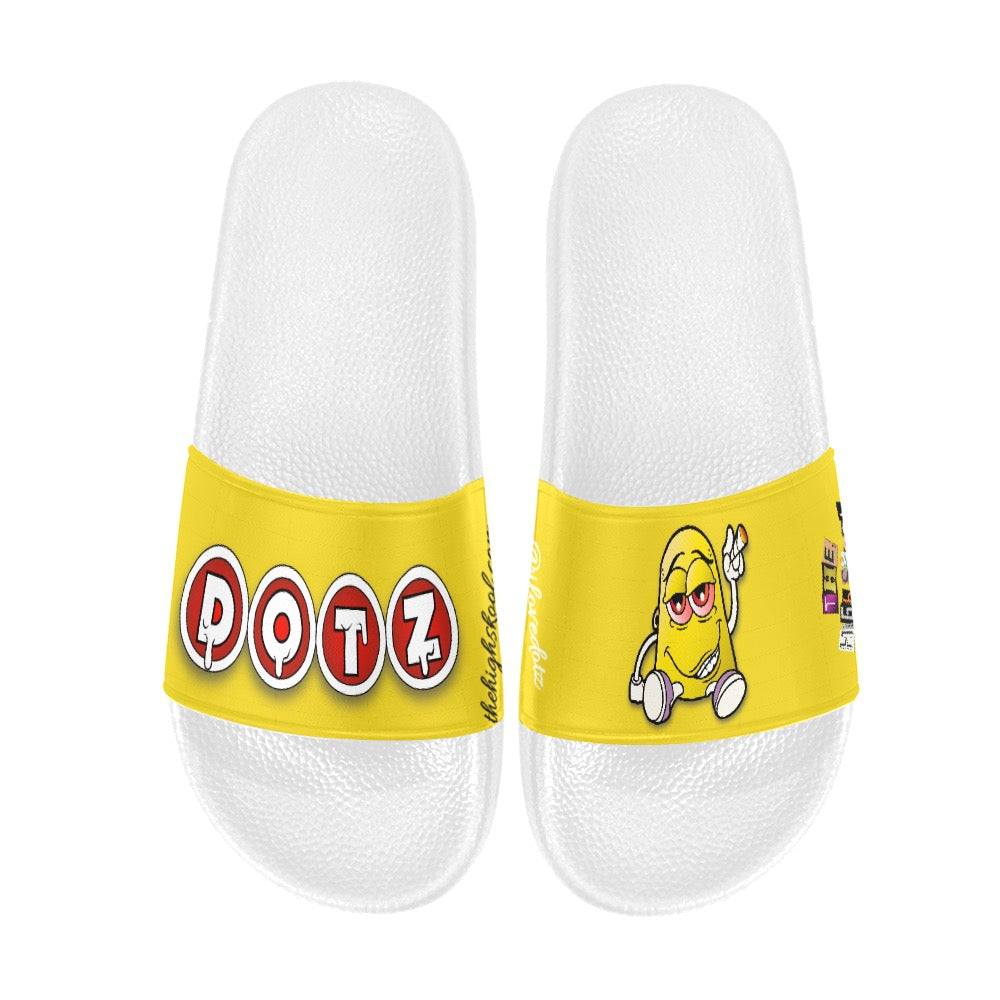 Yellow DOTZ Men's Slide Sandals