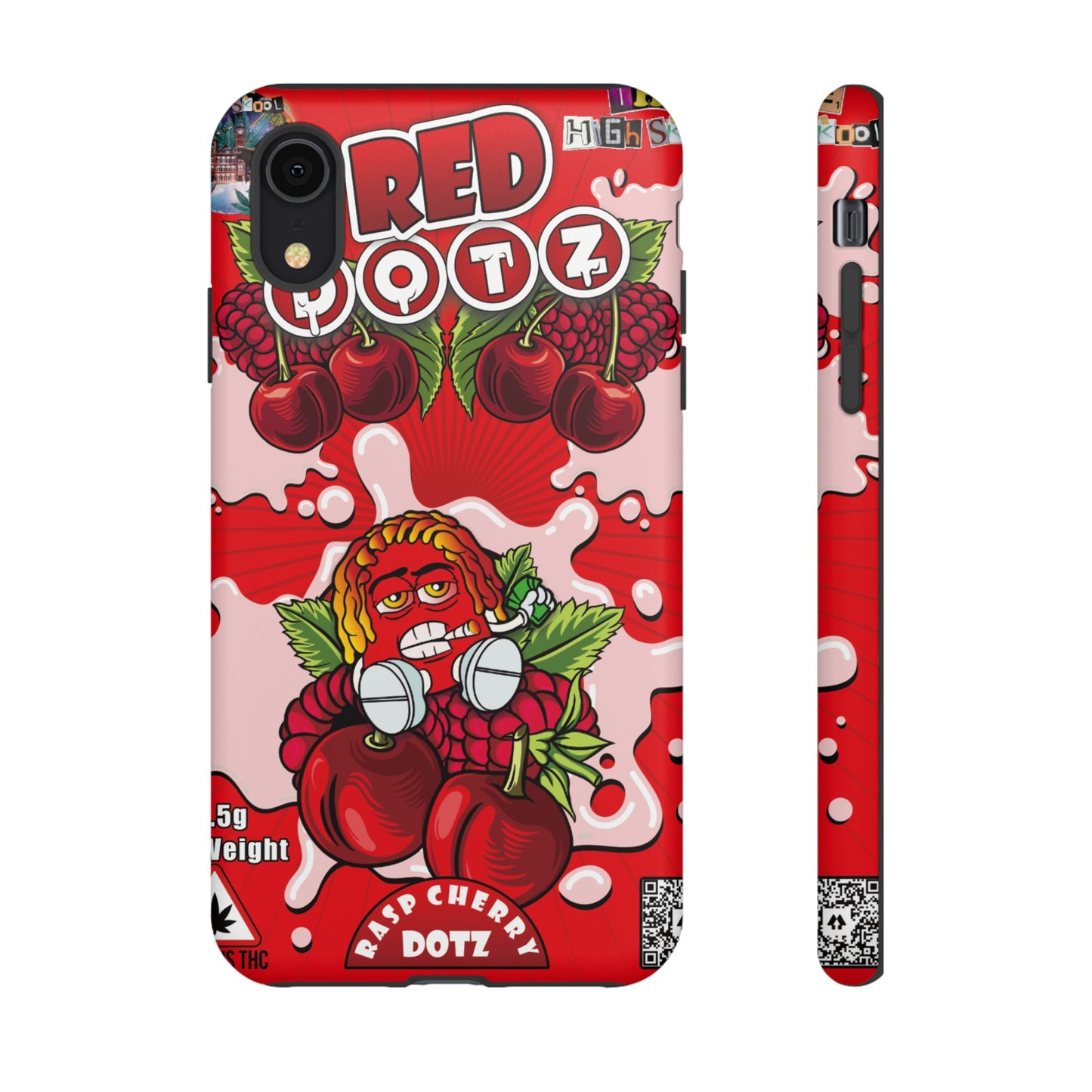 Red DOTZ Tough Cases