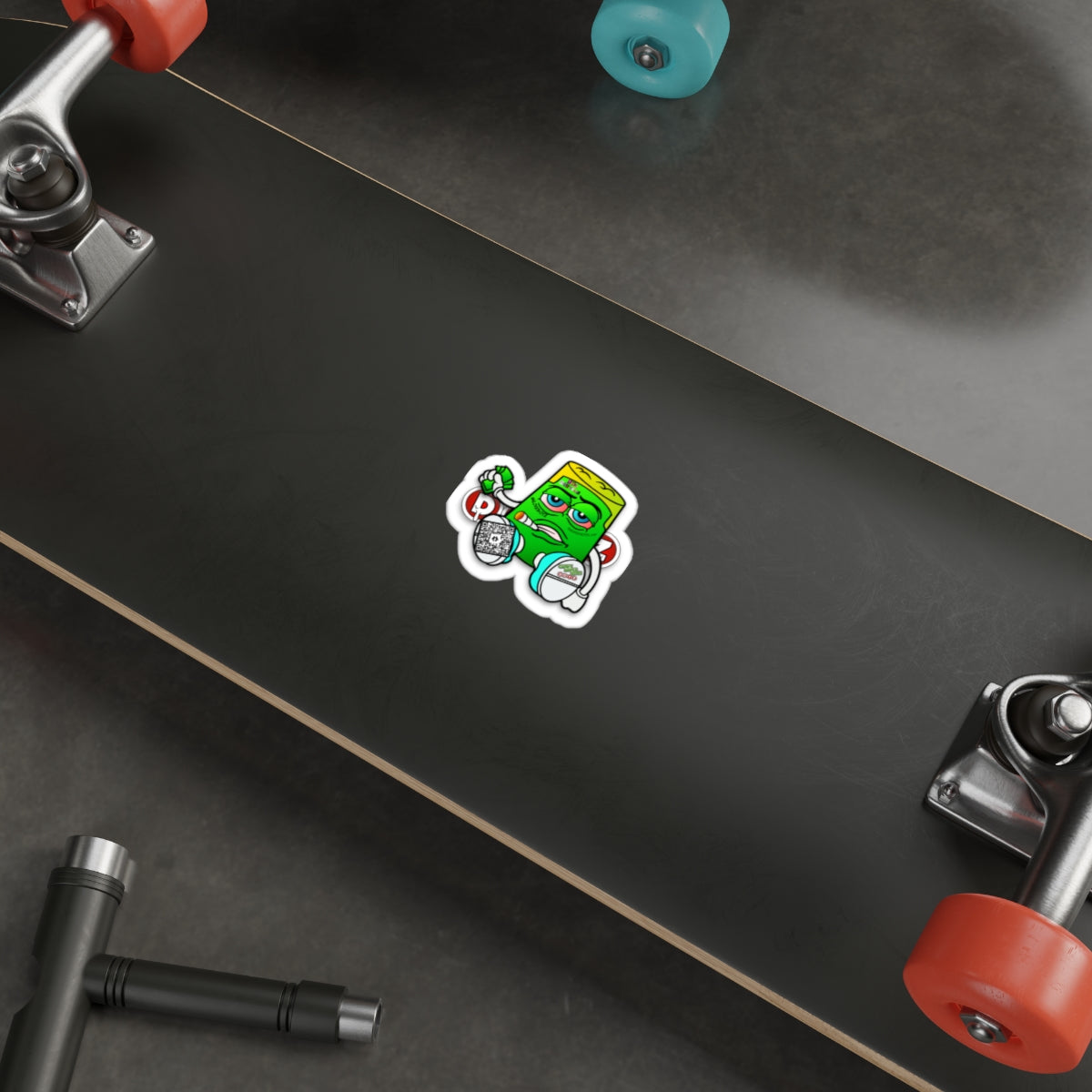 Green DOTZ Die-Cut Stickers