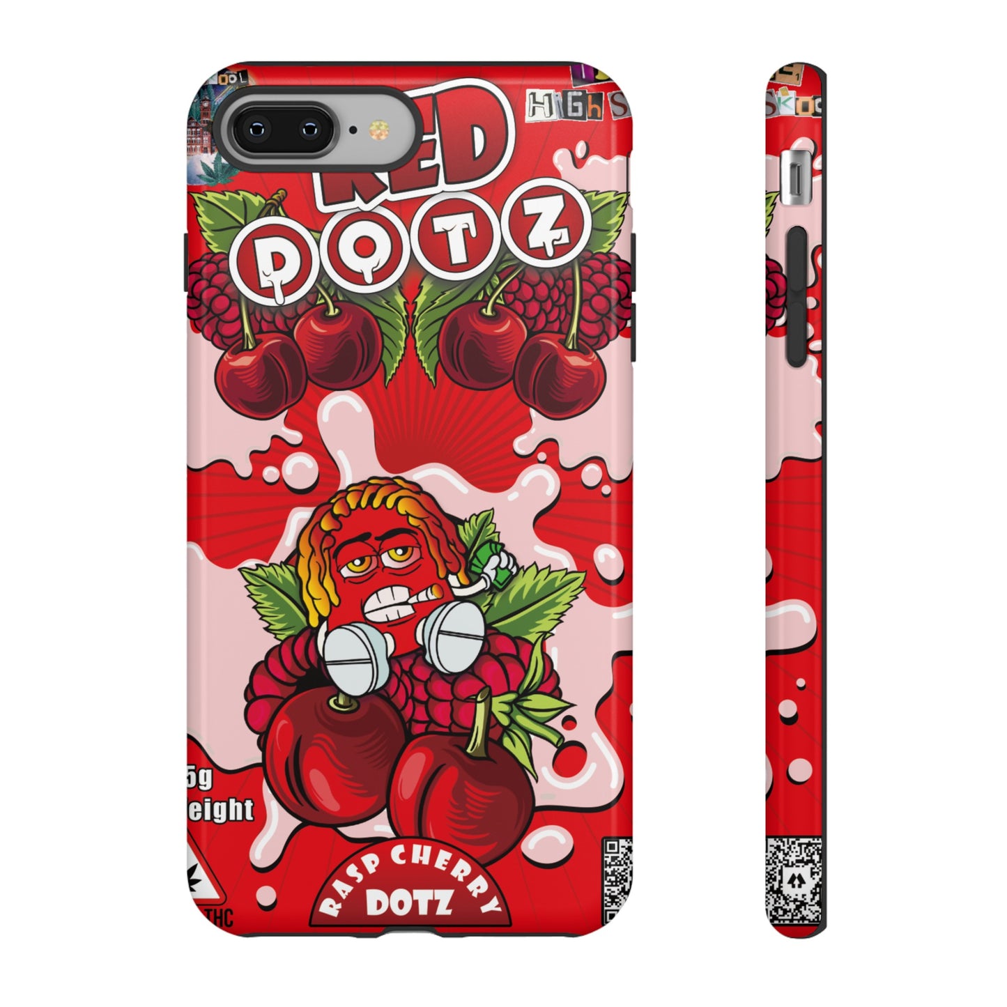 Red DOTZ Tough Cases