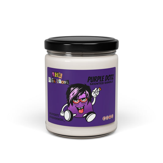 Purple DOTZ Scented Soy Candle, 9oz