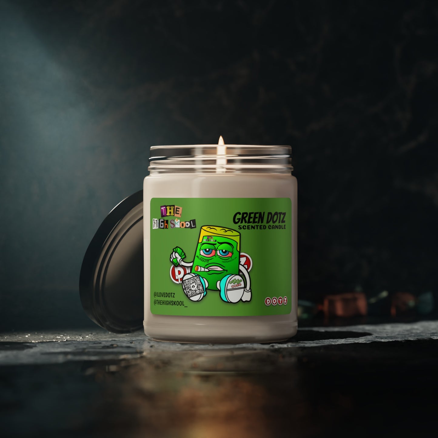 Green DOTZ Scented Soy Candle, 9oz