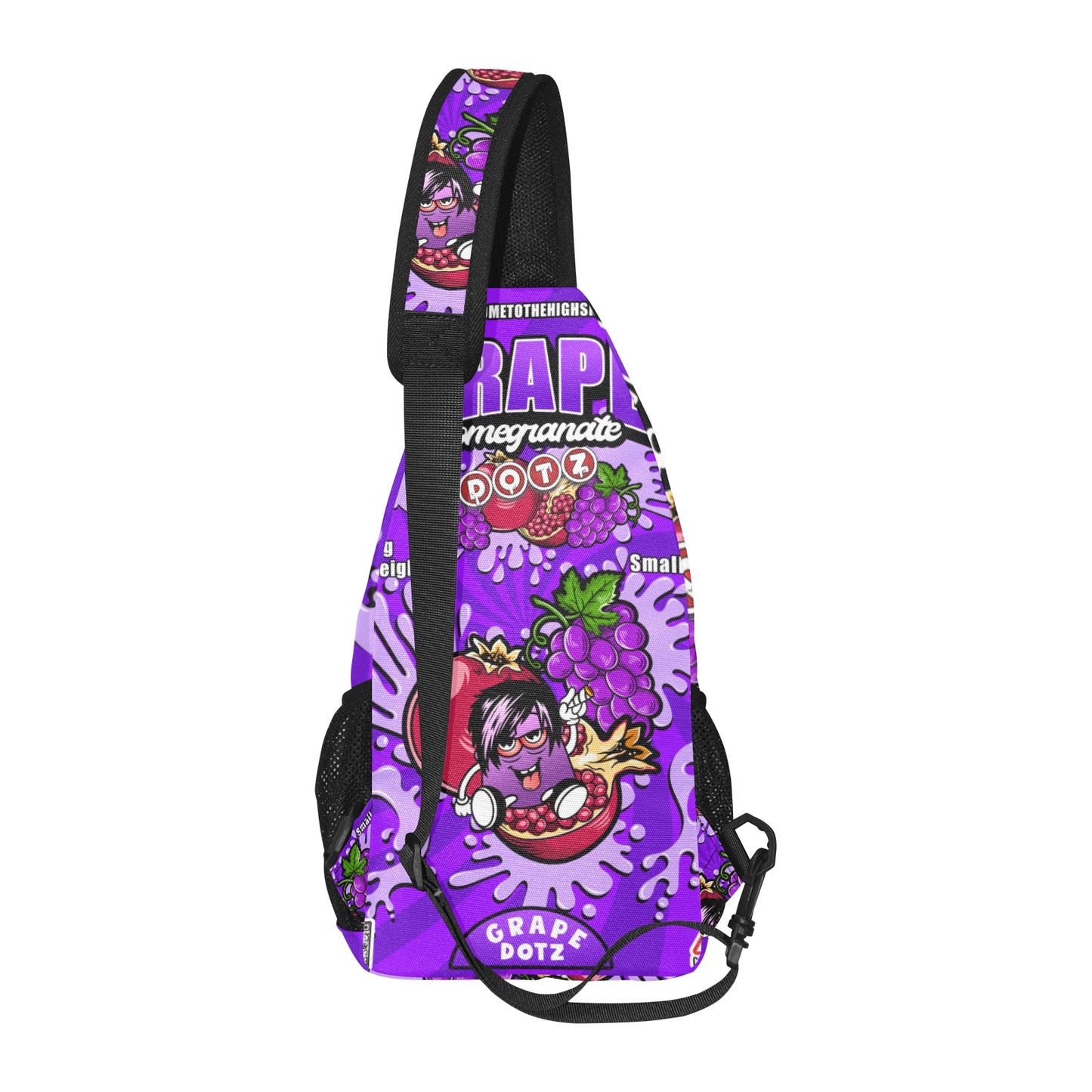 Purple DOTZ Chest Bag