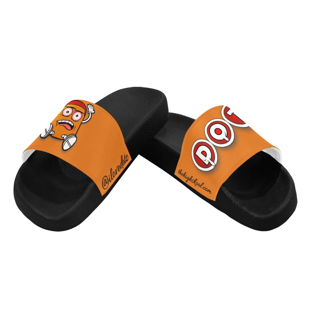 Orange DOTZ Women's Slide Sandals