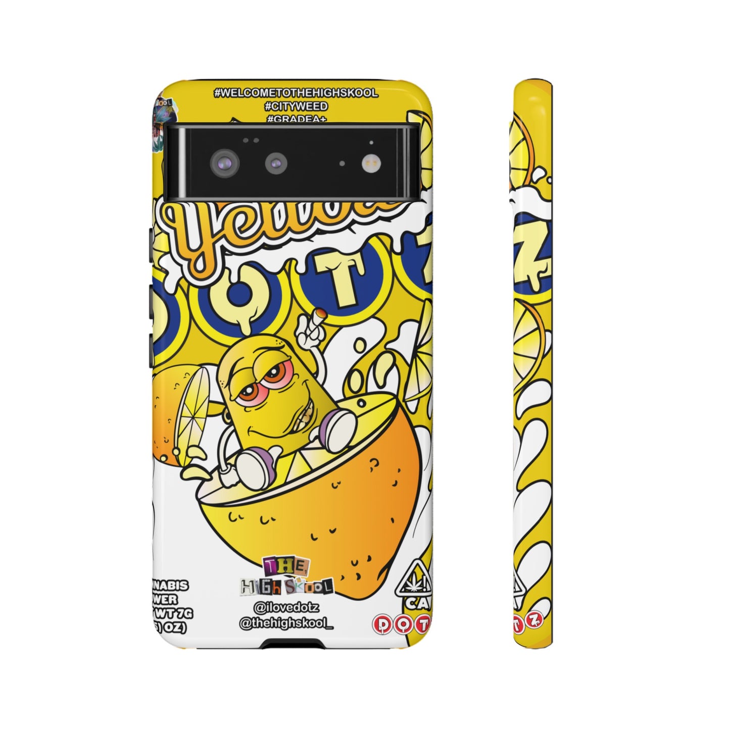 Yellow DOTZ Tough Cases