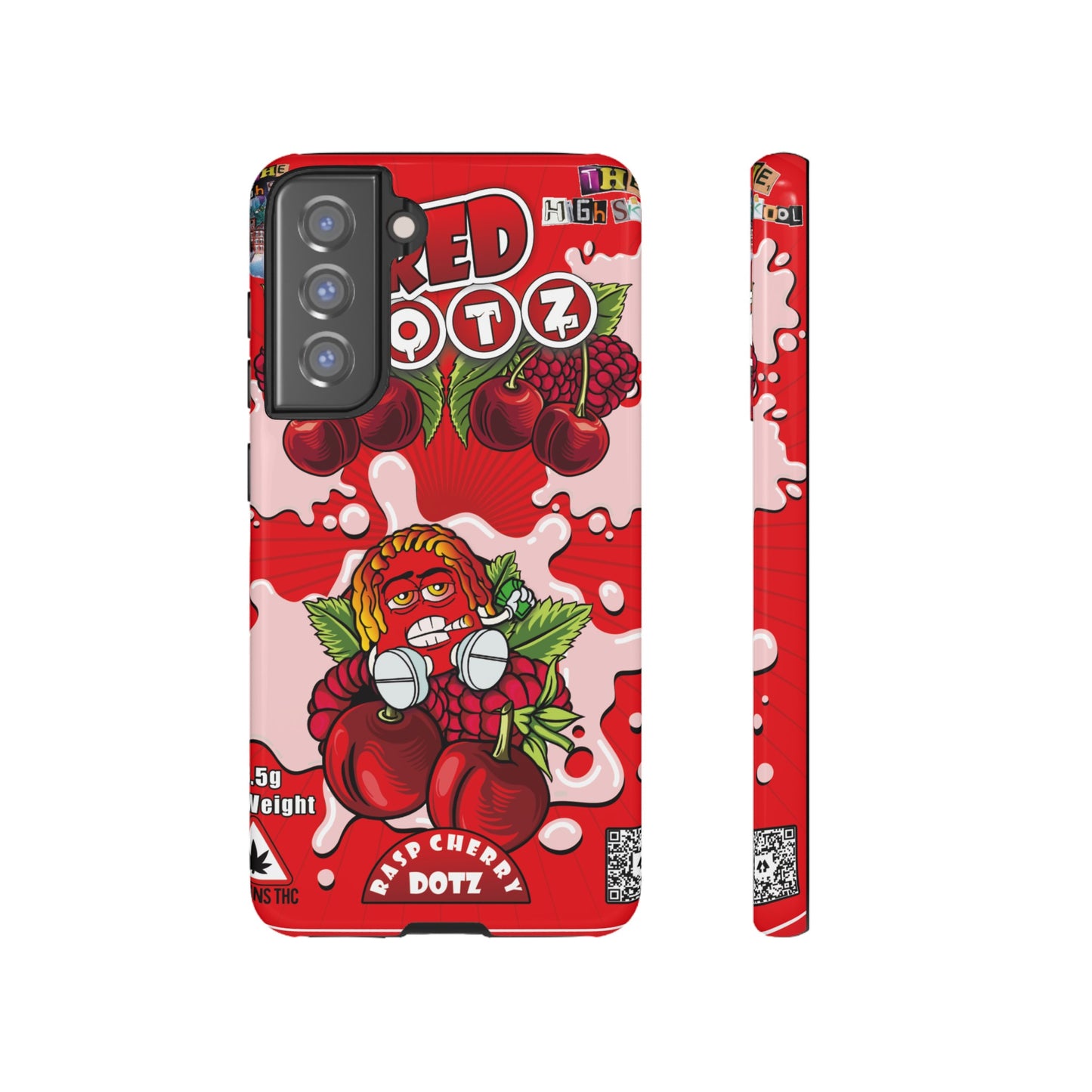 Red DOTZ Tough Cases