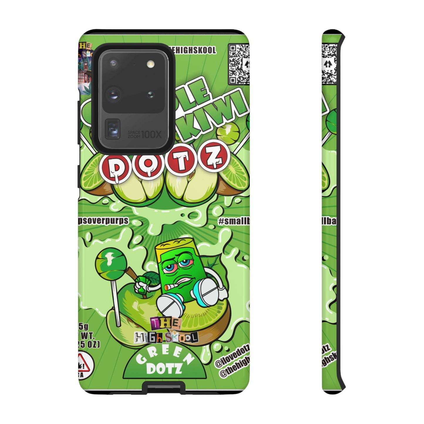 Green DOTZ Tough Cases