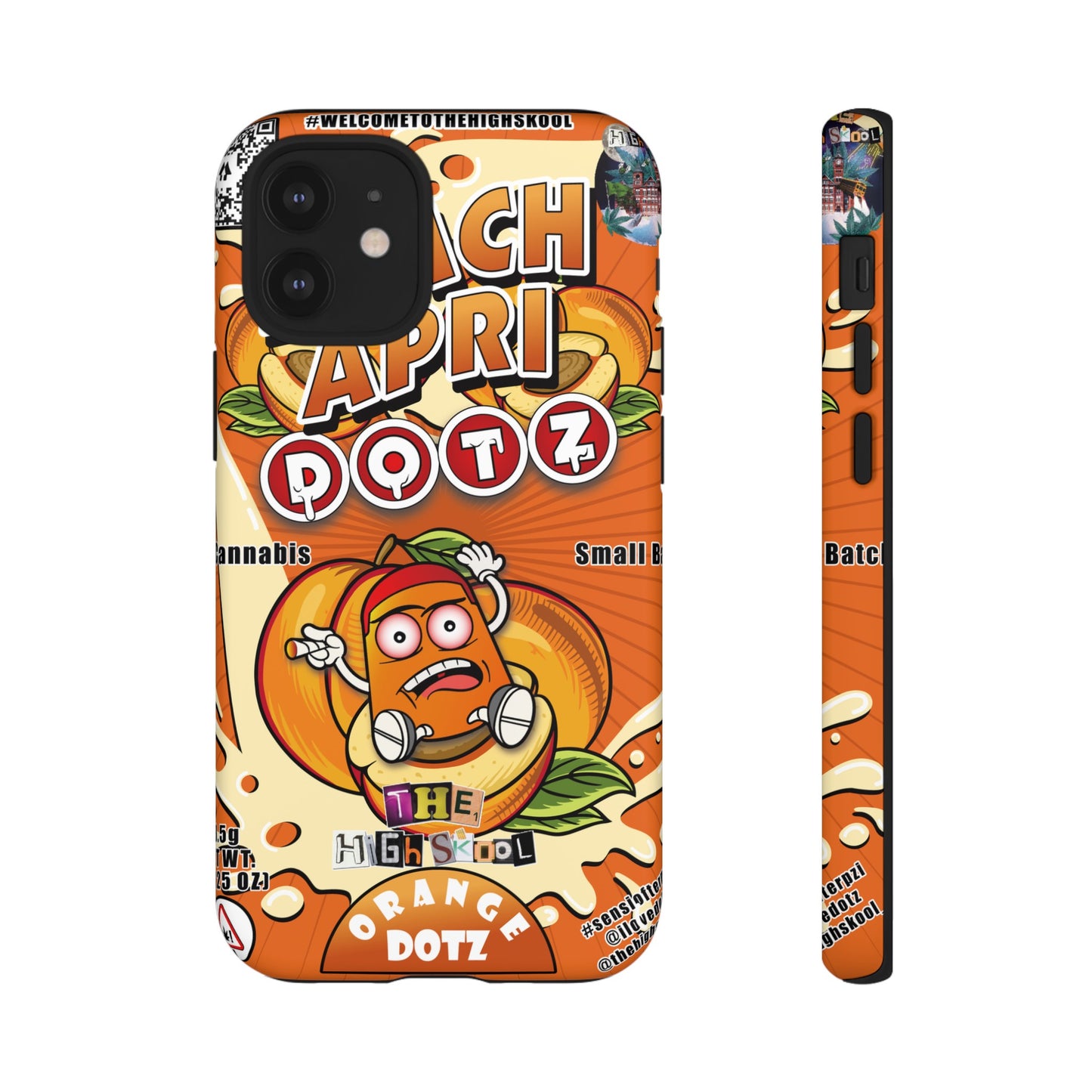 Orange DOTZ Tough Cases