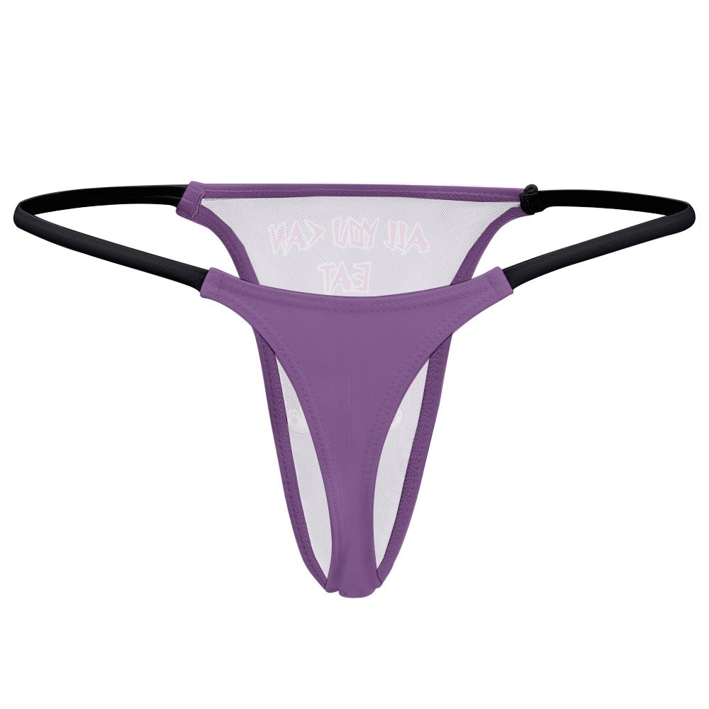 "ALL YOU CAN EAT" Ladies Thin Thong