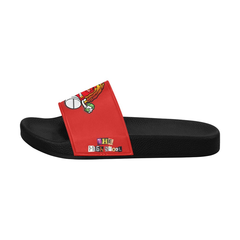 Red DOTZ Men's Slide Sandals