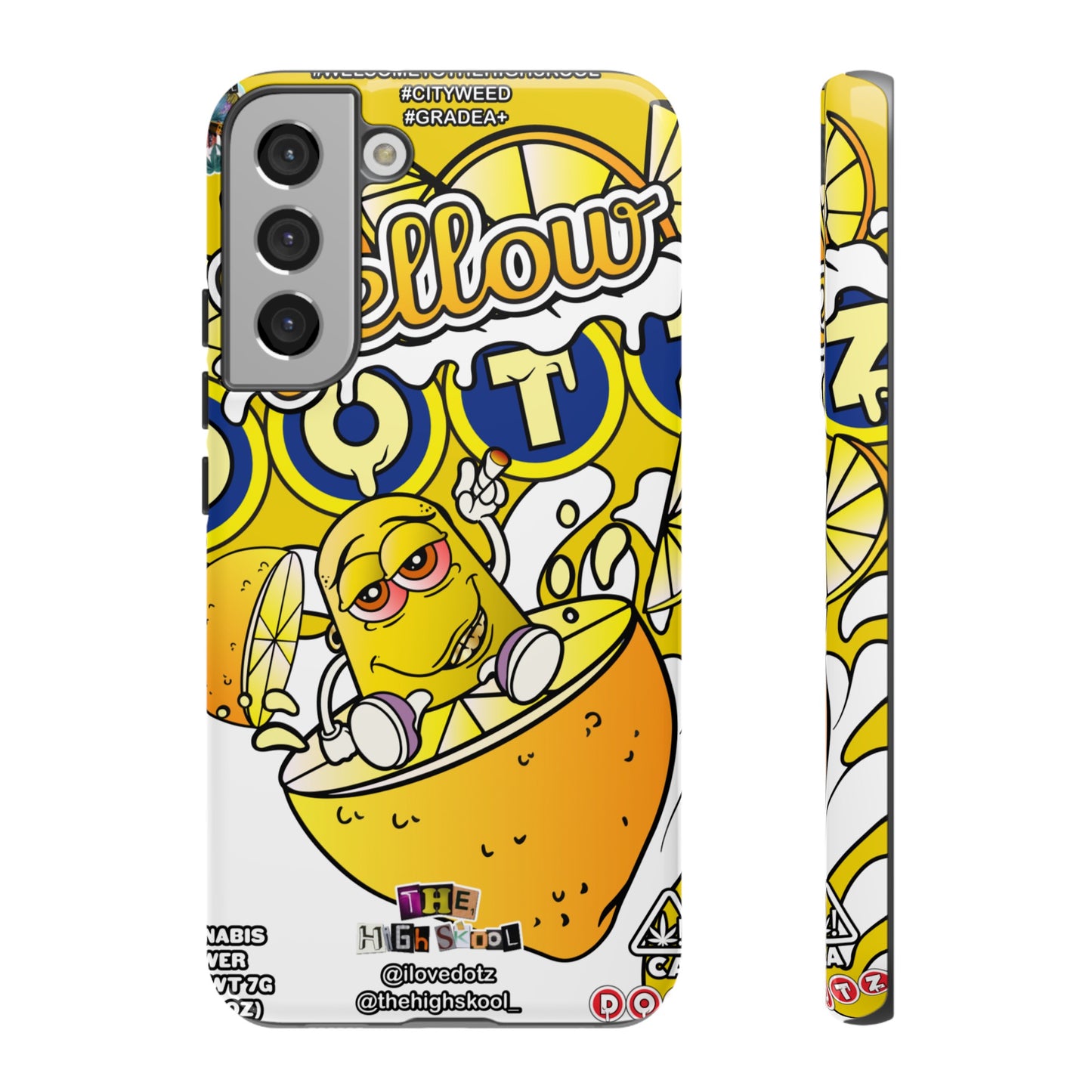 Yellow DOTZ Tough Cases