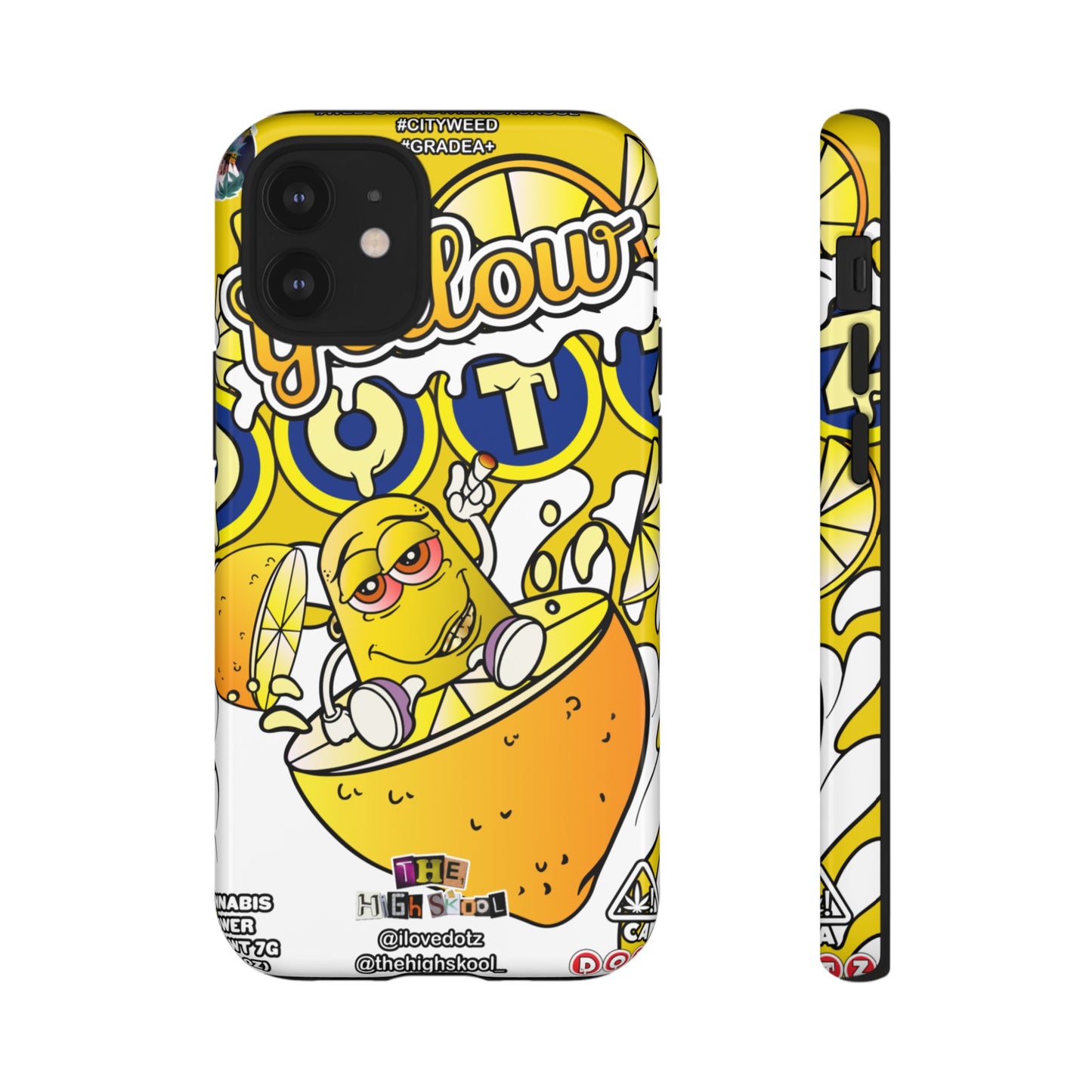 Yellow DOTZ Tough Cases