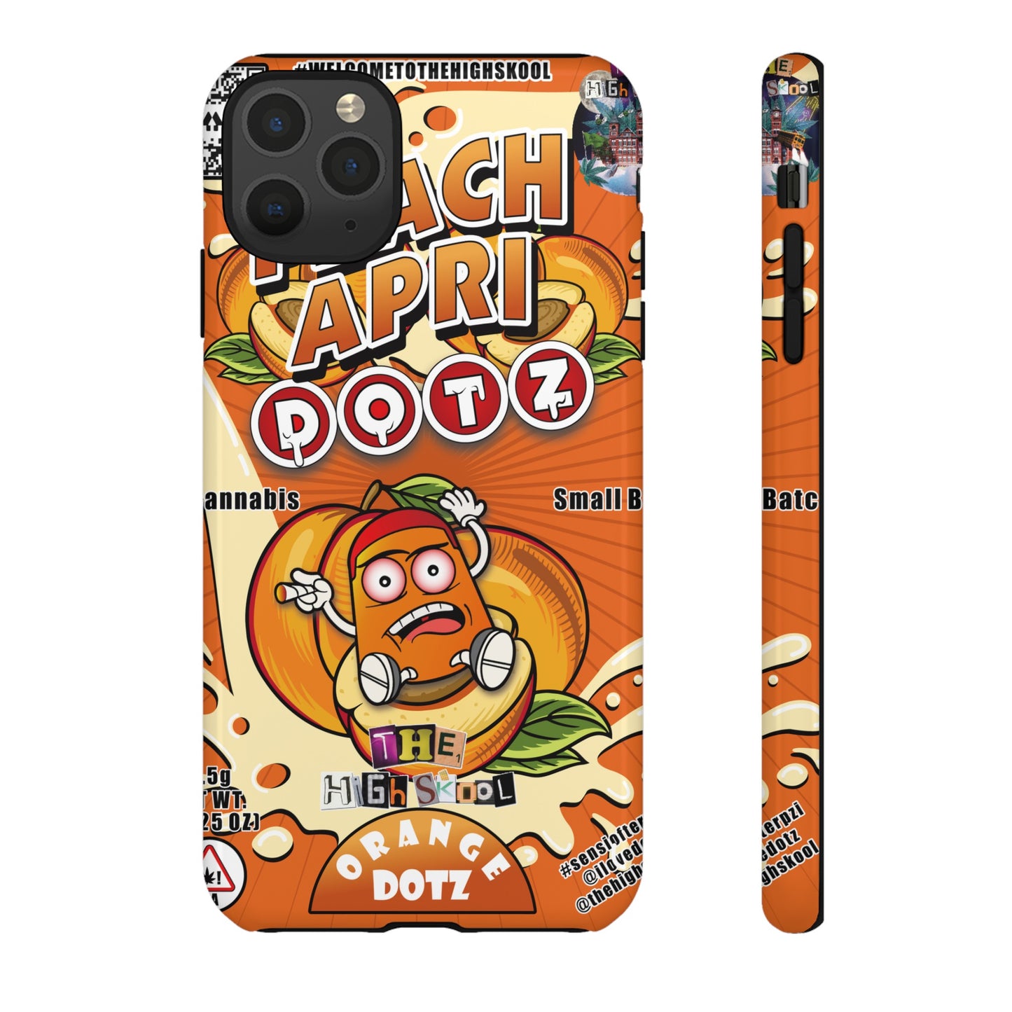 Orange DOTZ Tough Cases