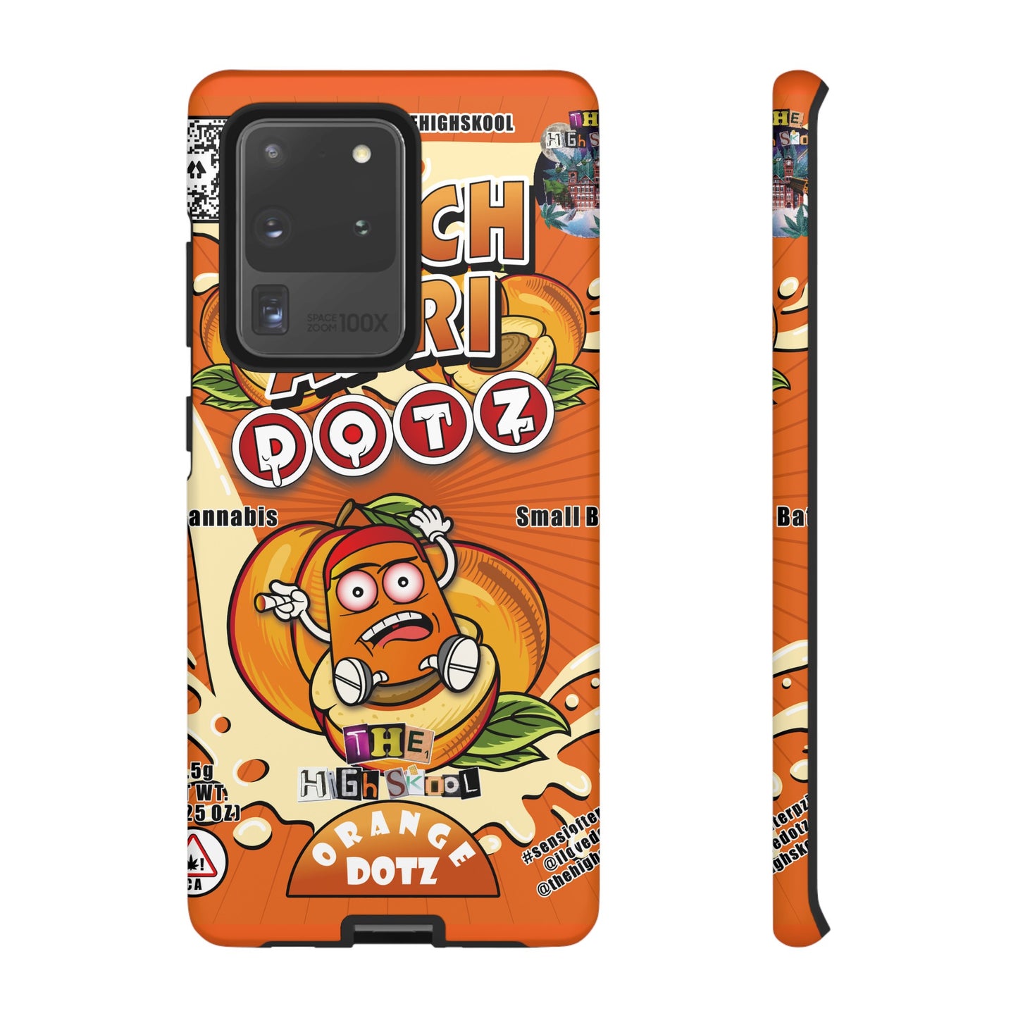 Orange DOTZ Tough Cases