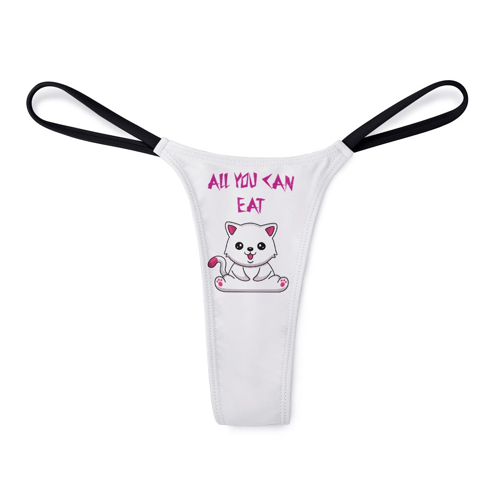 "ALL YOU CAN EAT" Ladies Thin Thong