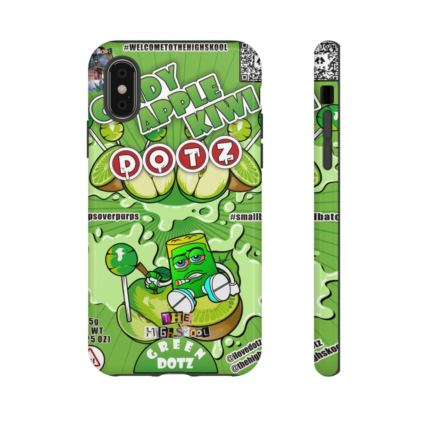 Green DOTZ Tough Cases