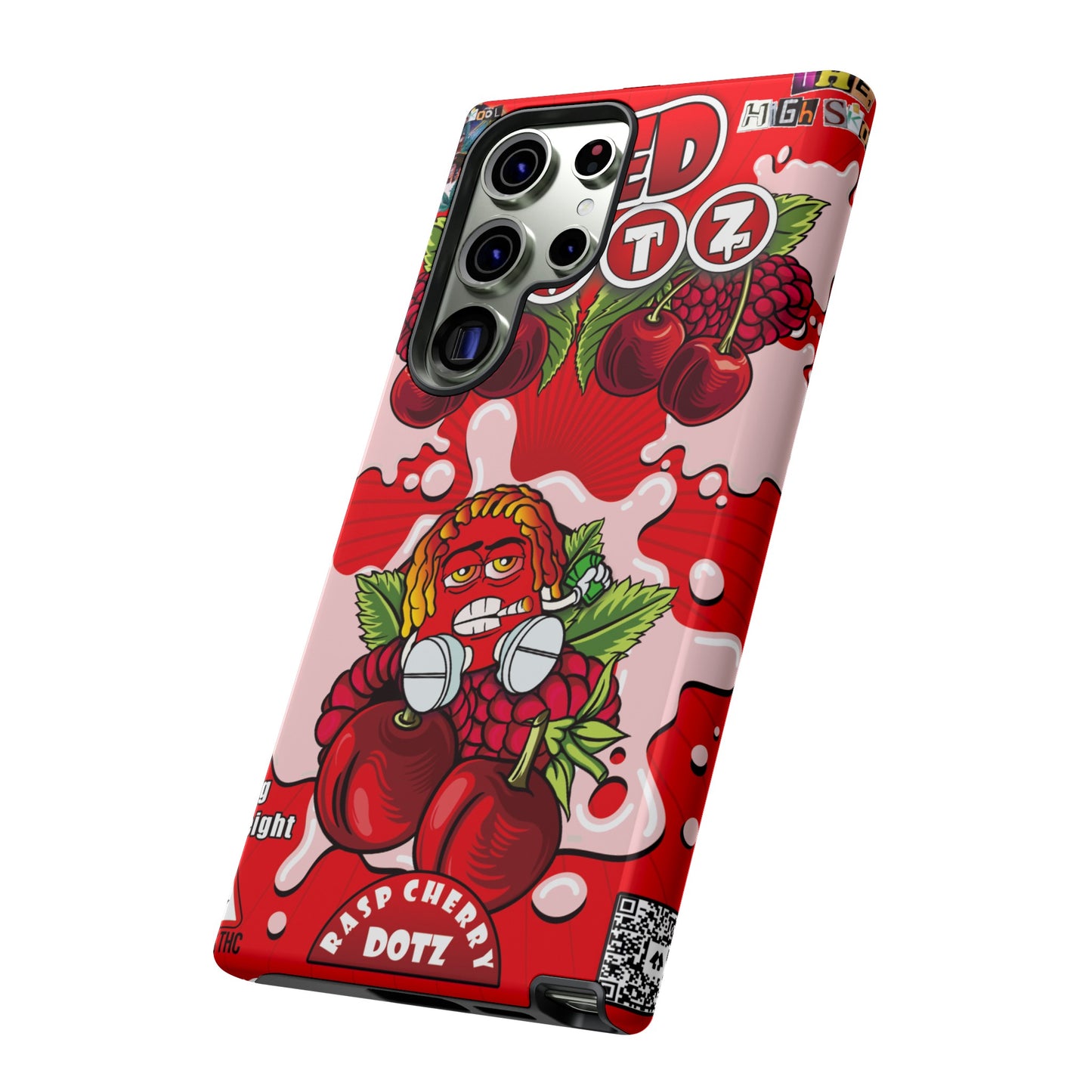 Red DOTZ Tough Cases