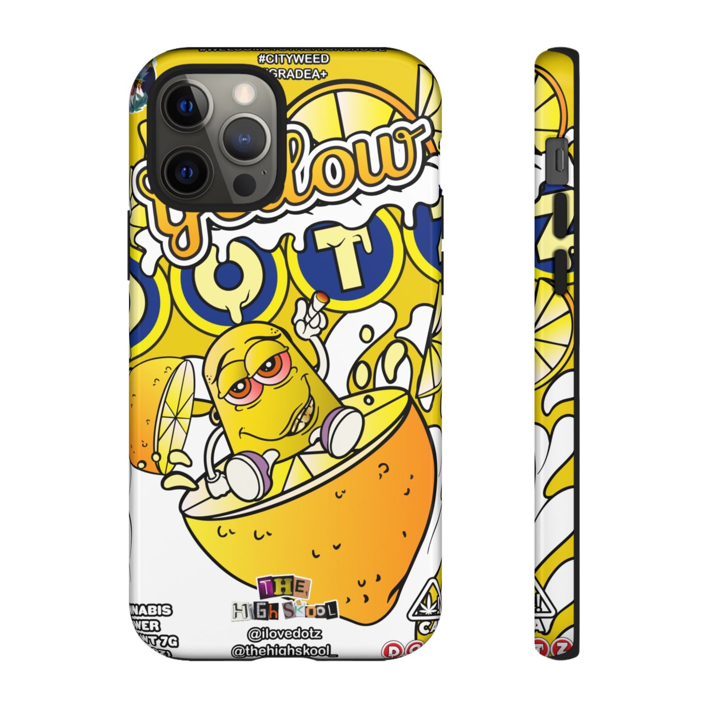 Yellow DOTZ Tough Cases