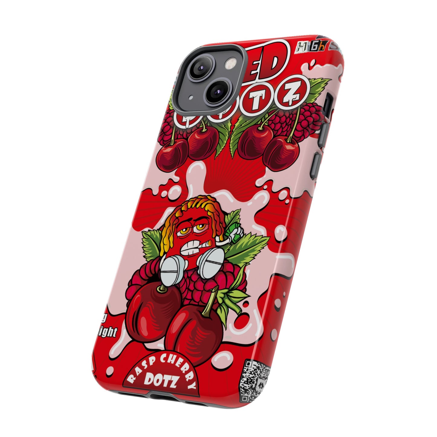 Red DOTZ Tough Cases