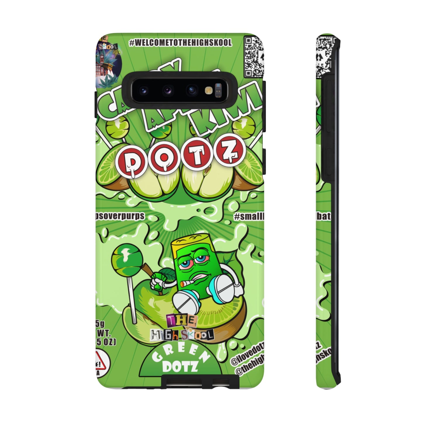 Green DOTZ Tough Cases