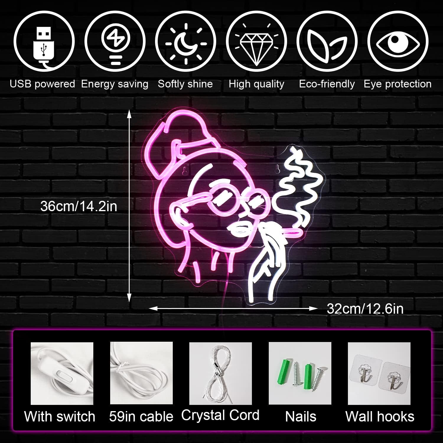 Woman Neon Signs for Wall Decor, Lady Neon Lights for Bedroom, Led Sign for Girl'S Room, Livingroom, Wall Hanging, Personalized Decor (Pink White)