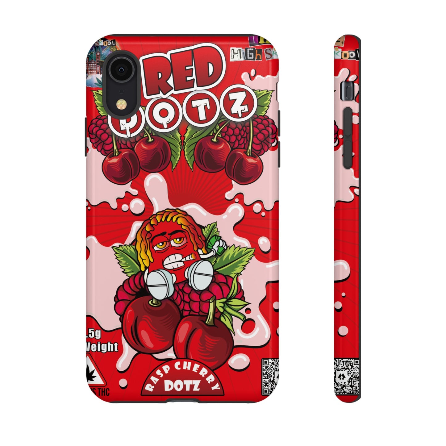 Red DOTZ Tough Cases