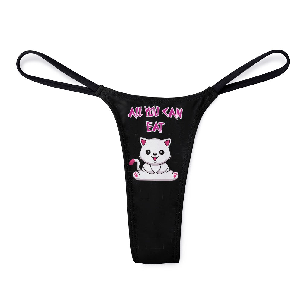 "ALL YOU CAN EAT" Ladies Thin Thong