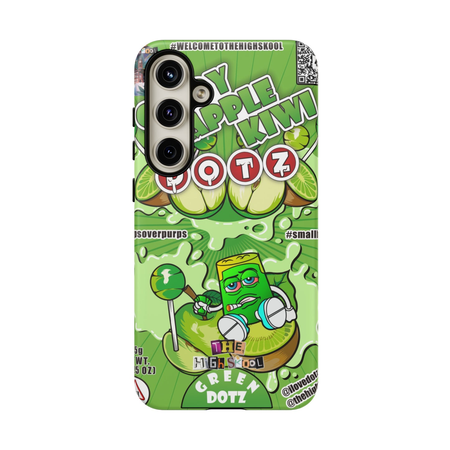 Green DOTZ Tough Cases