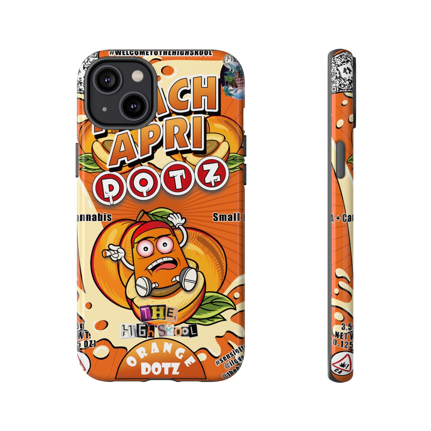 Orange DOTZ Tough Cases