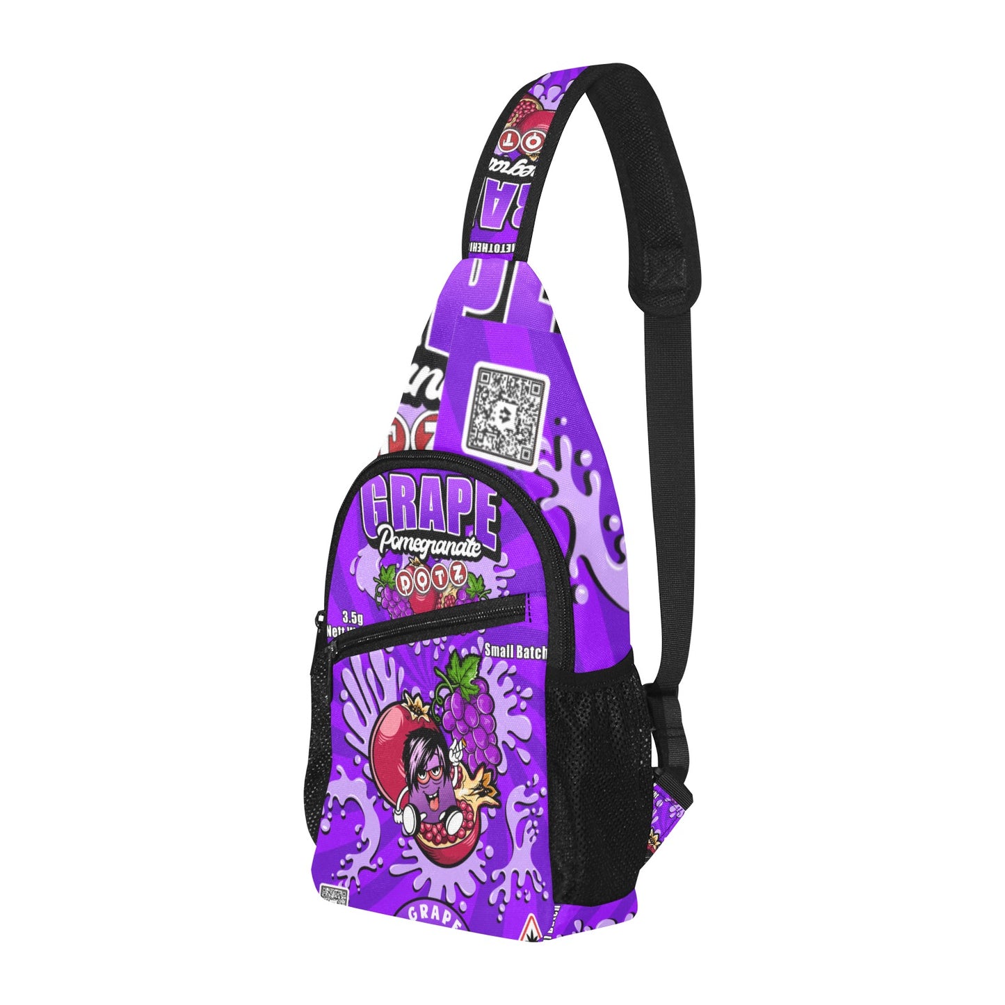 Purple DOTZ Chest Bag