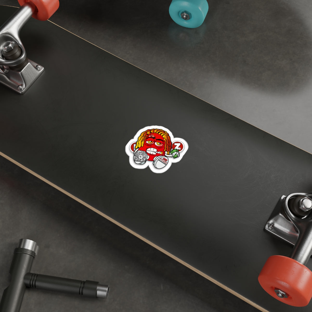 Red DOTZ Die-Cut Stickers