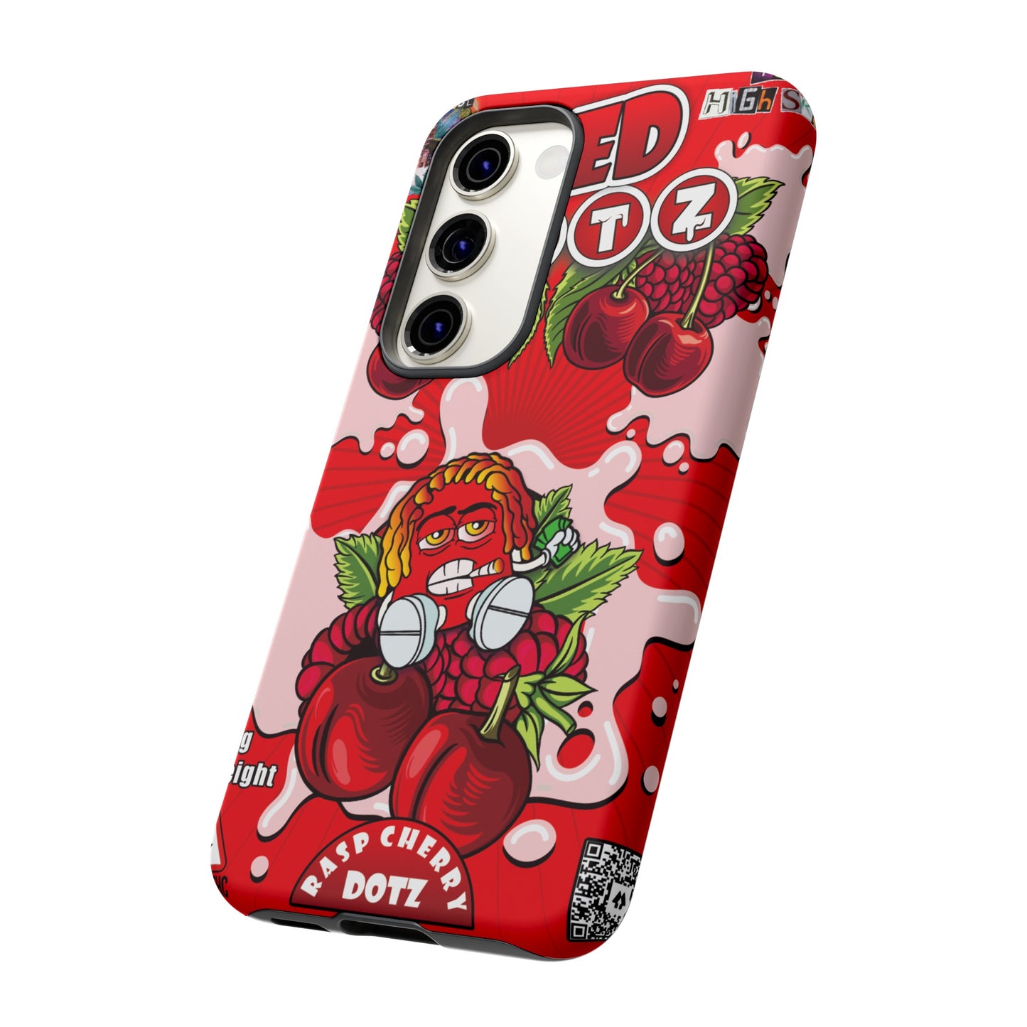 Red DOTZ Tough Cases