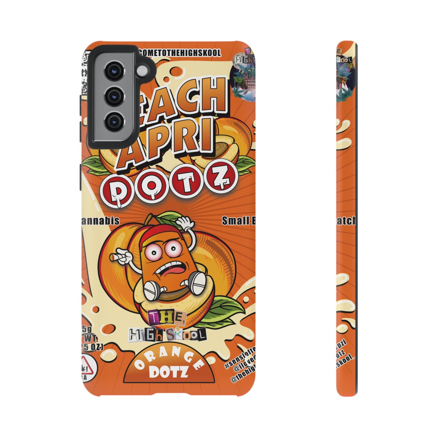 Orange DOTZ Tough Cases