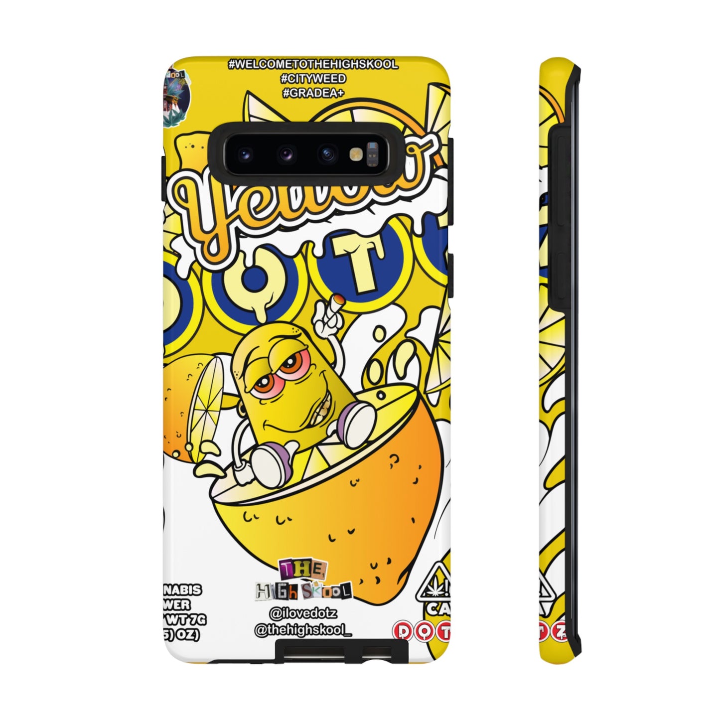 Yellow DOTZ Tough Cases