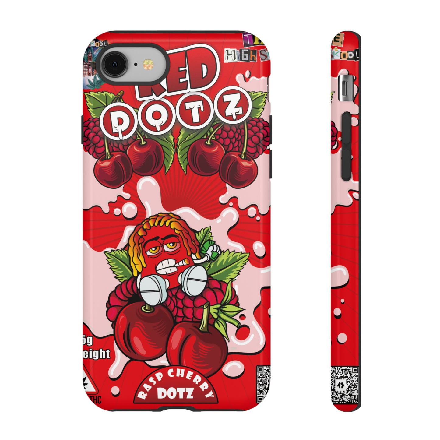 Red DOTZ Tough Cases