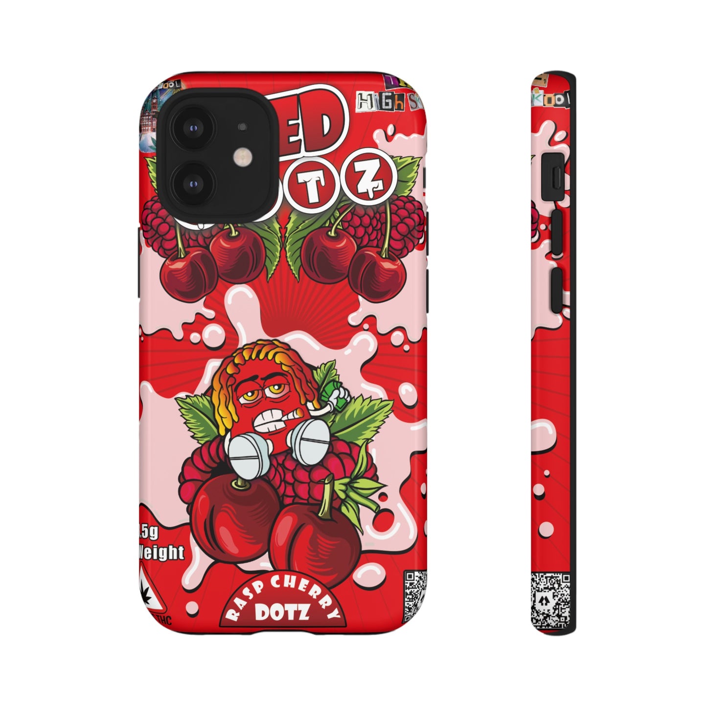 Red DOTZ Tough Cases