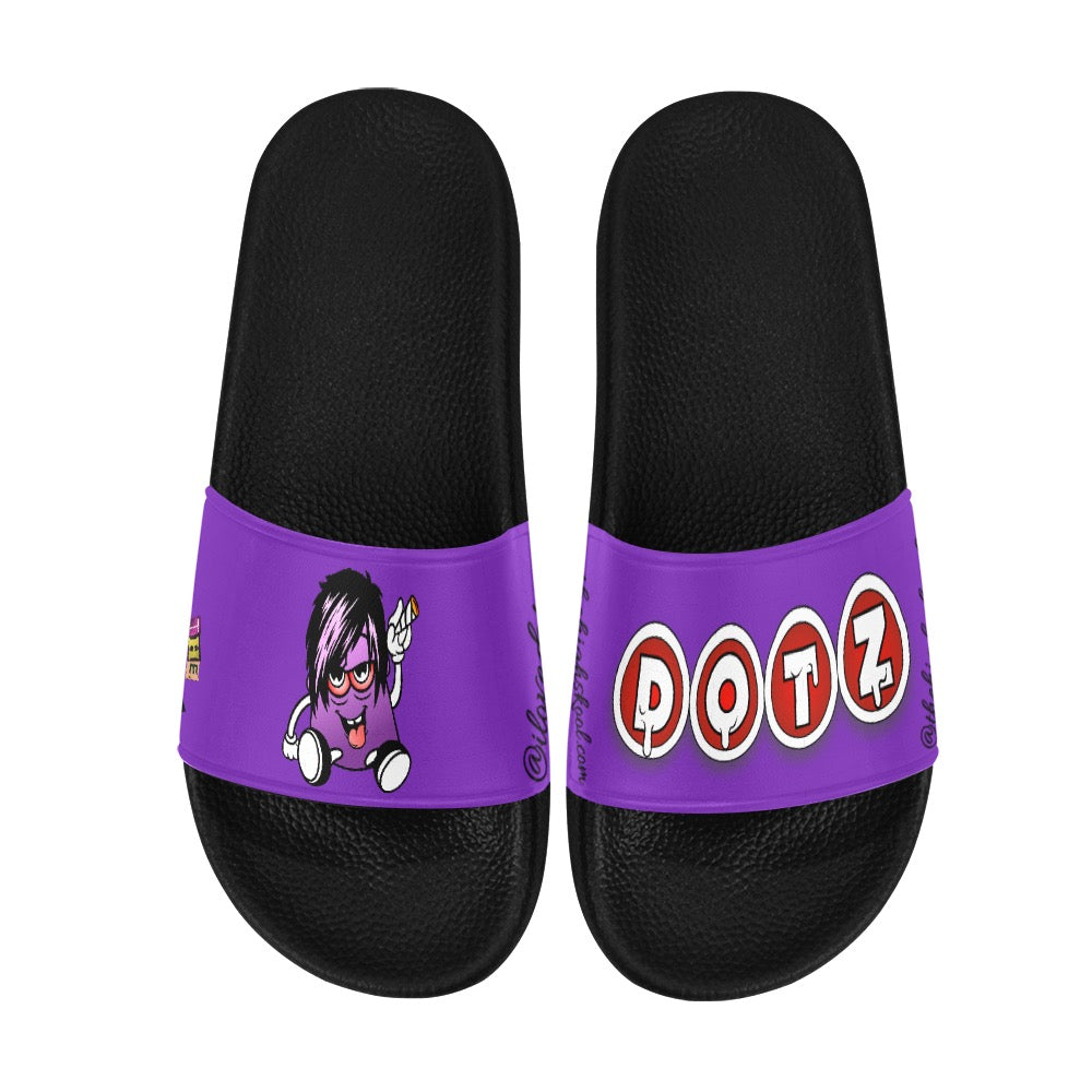 Purple DOTZ Women's Slide Sandals