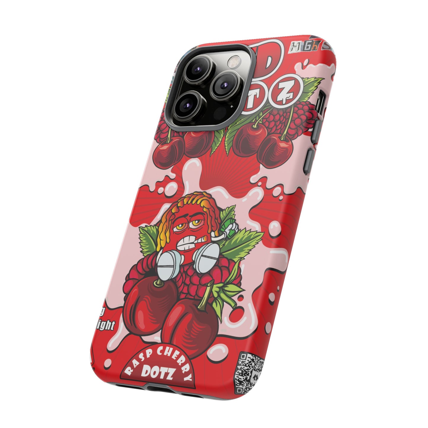 Red DOTZ Tough Cases