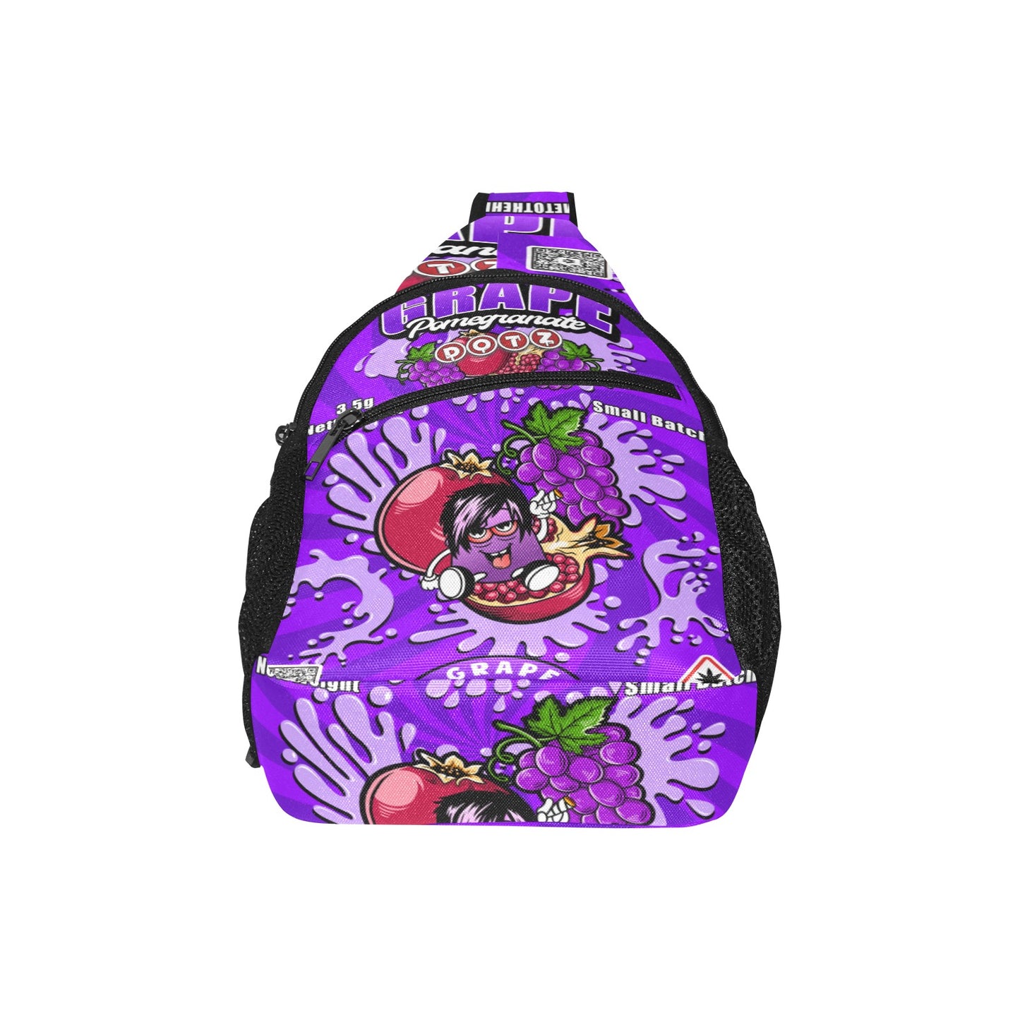 Purple DOTZ Chest Bag