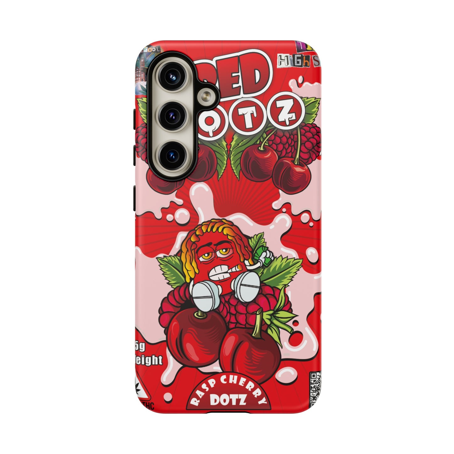 Red DOTZ Tough Cases