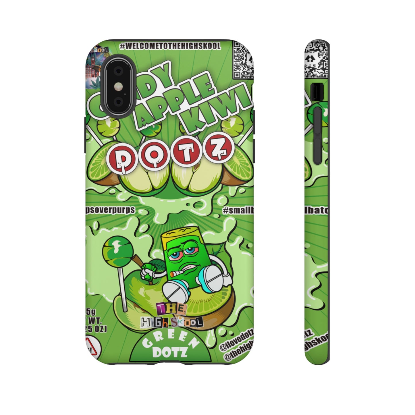 Green DOTZ Tough Cases