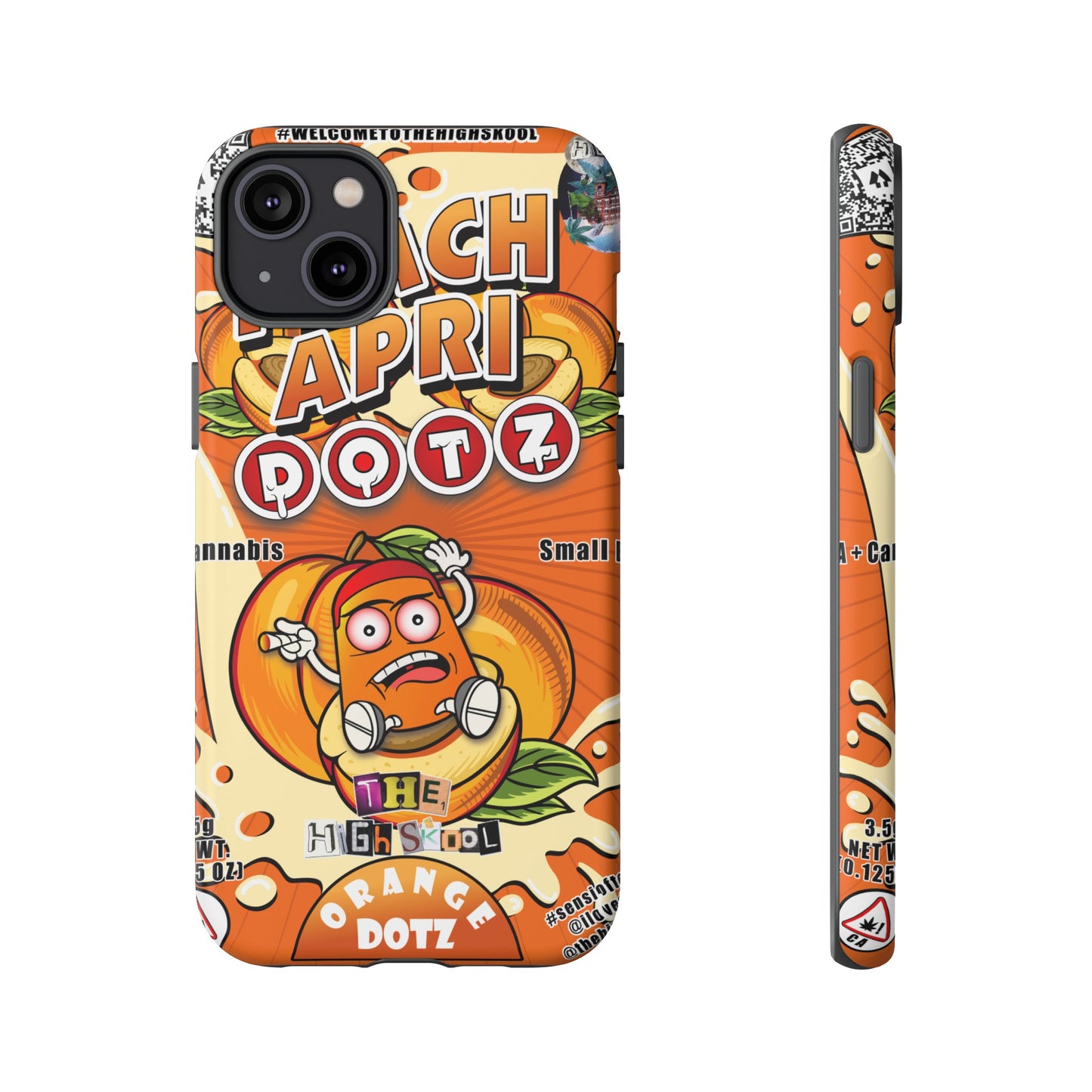 Orange DOTZ Tough Cases