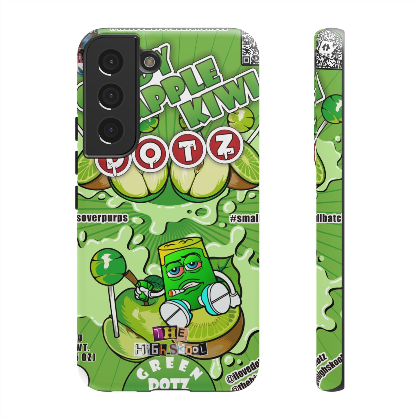 Green DOTZ Tough Cases