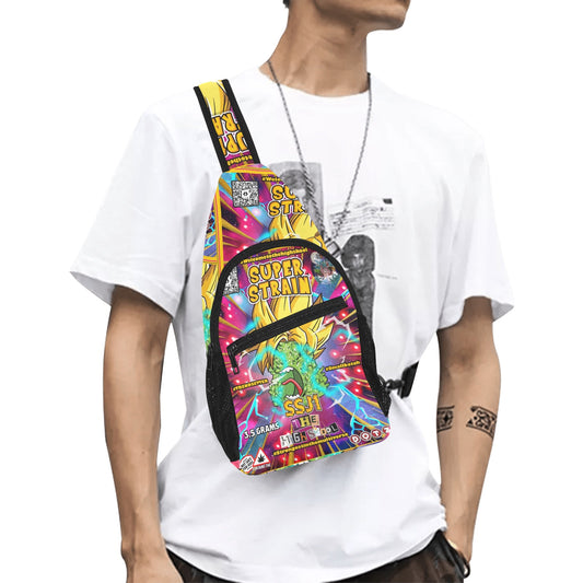 Super Strain Print Chest Bag