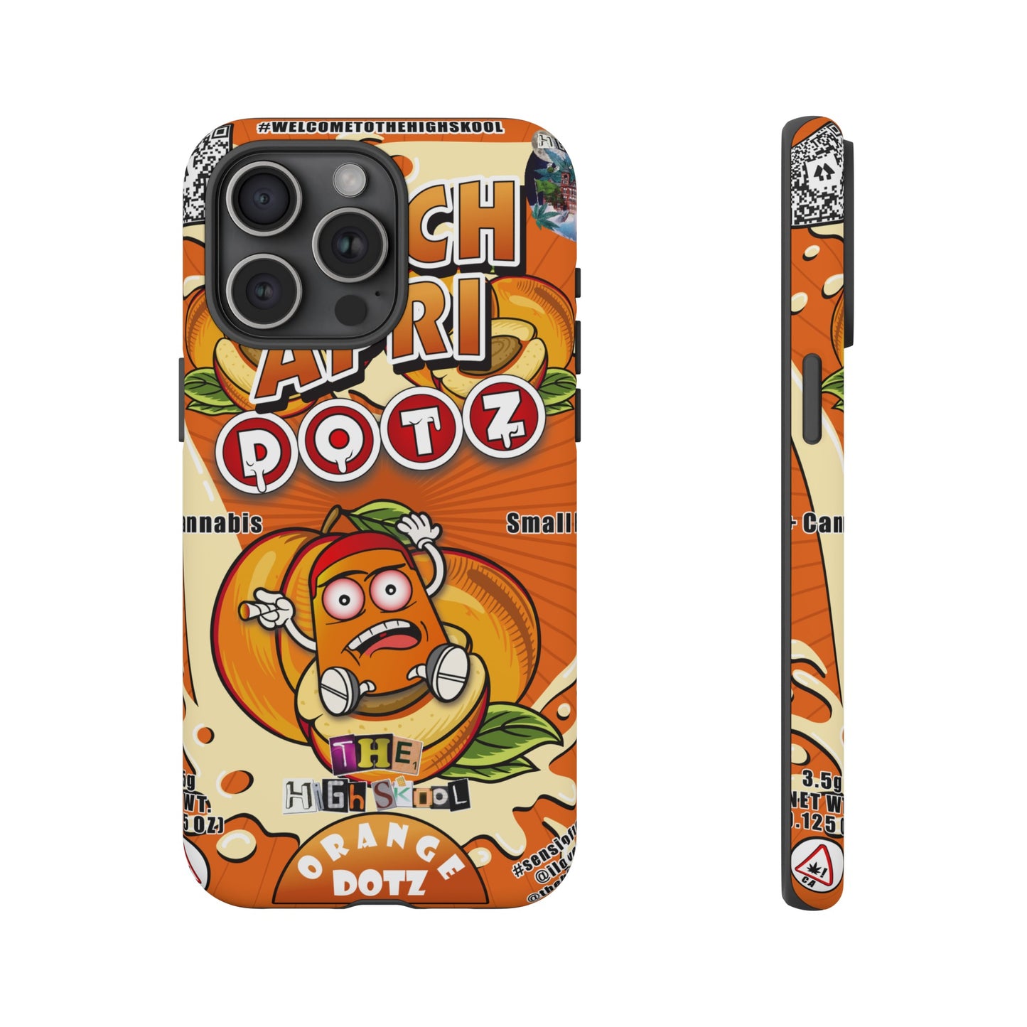 Orange DOTZ Tough Cases