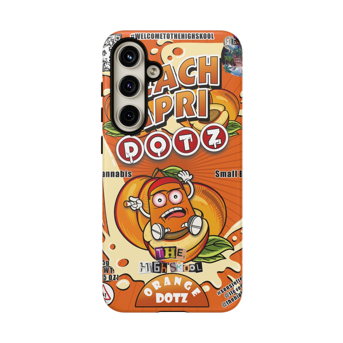 Orange DOTZ Tough Cases