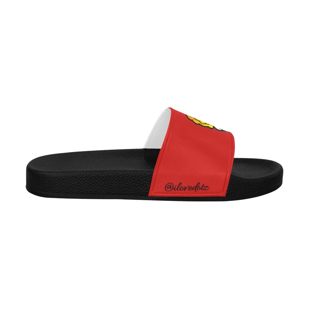 Red DOTZ Men's Slide Sandals