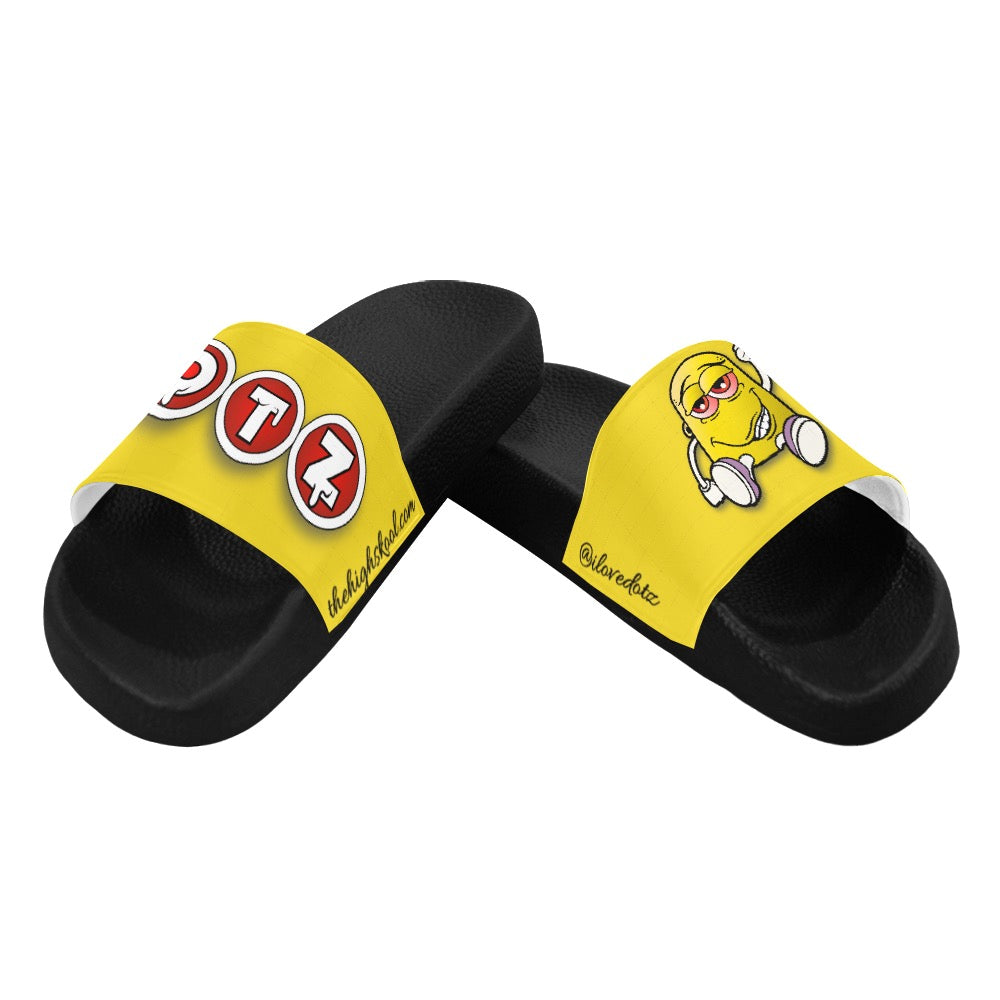 Yellow DOTZ Men's Slide Sandals