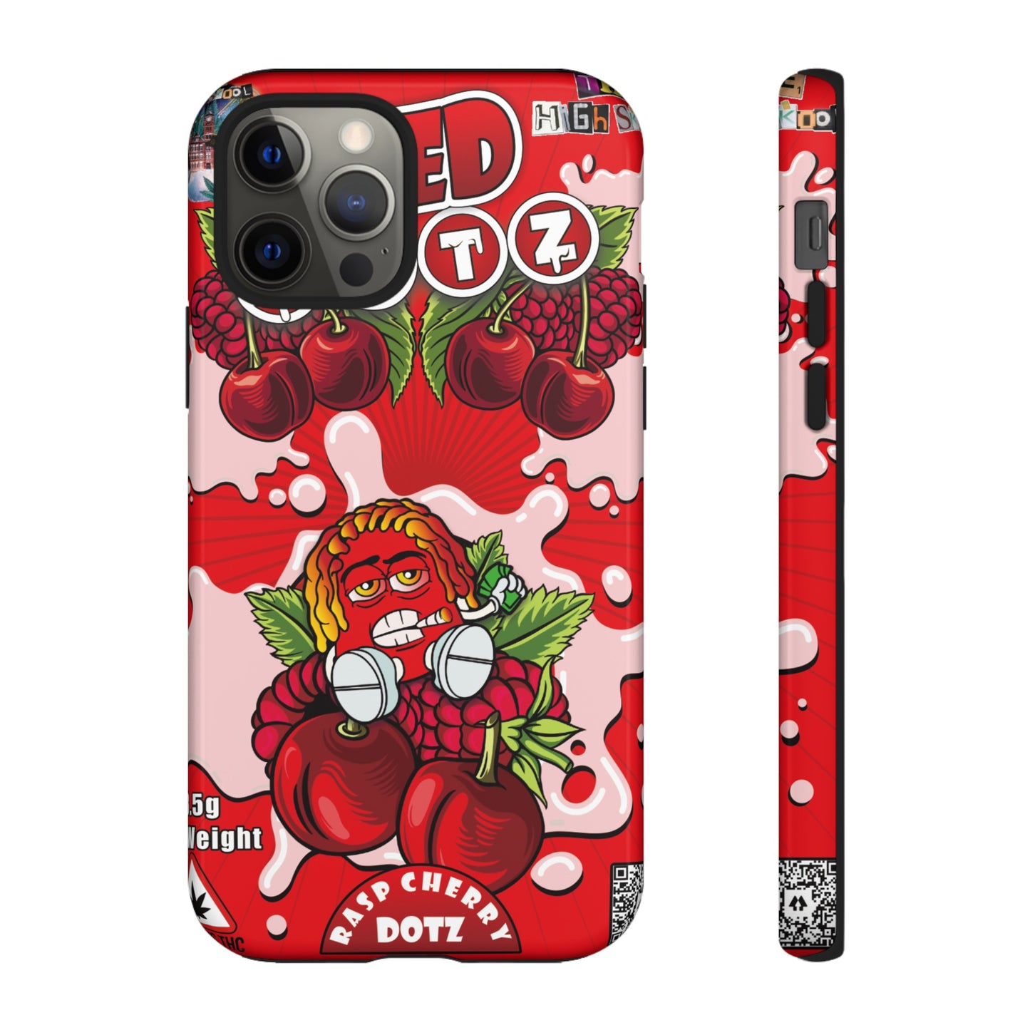 Red DOTZ Tough Cases