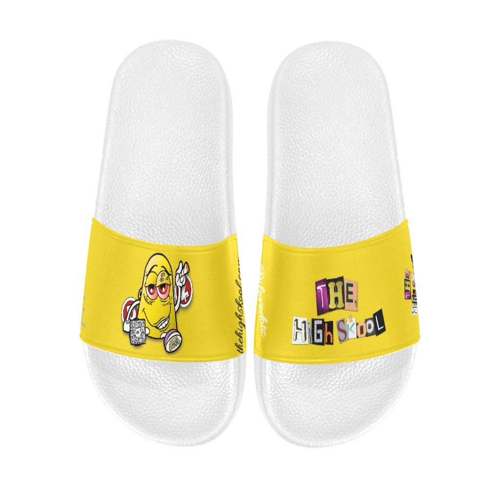 Yellow DOTZ Men's Slide Sandals